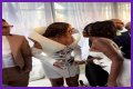 Nigerian singer, Tems spotted at the star-studded Roc Nation pre-grammy brunch with Jay-Z and Beyonce (video)